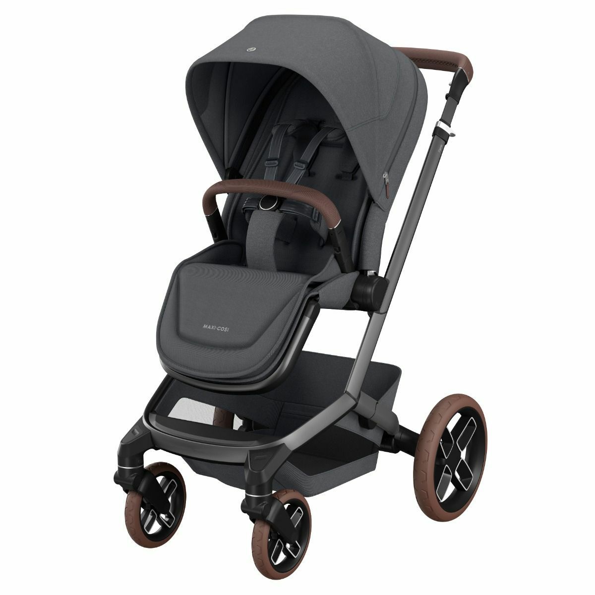 MAXI COSI Fame wandelwagen met draagmand - twillic graphite