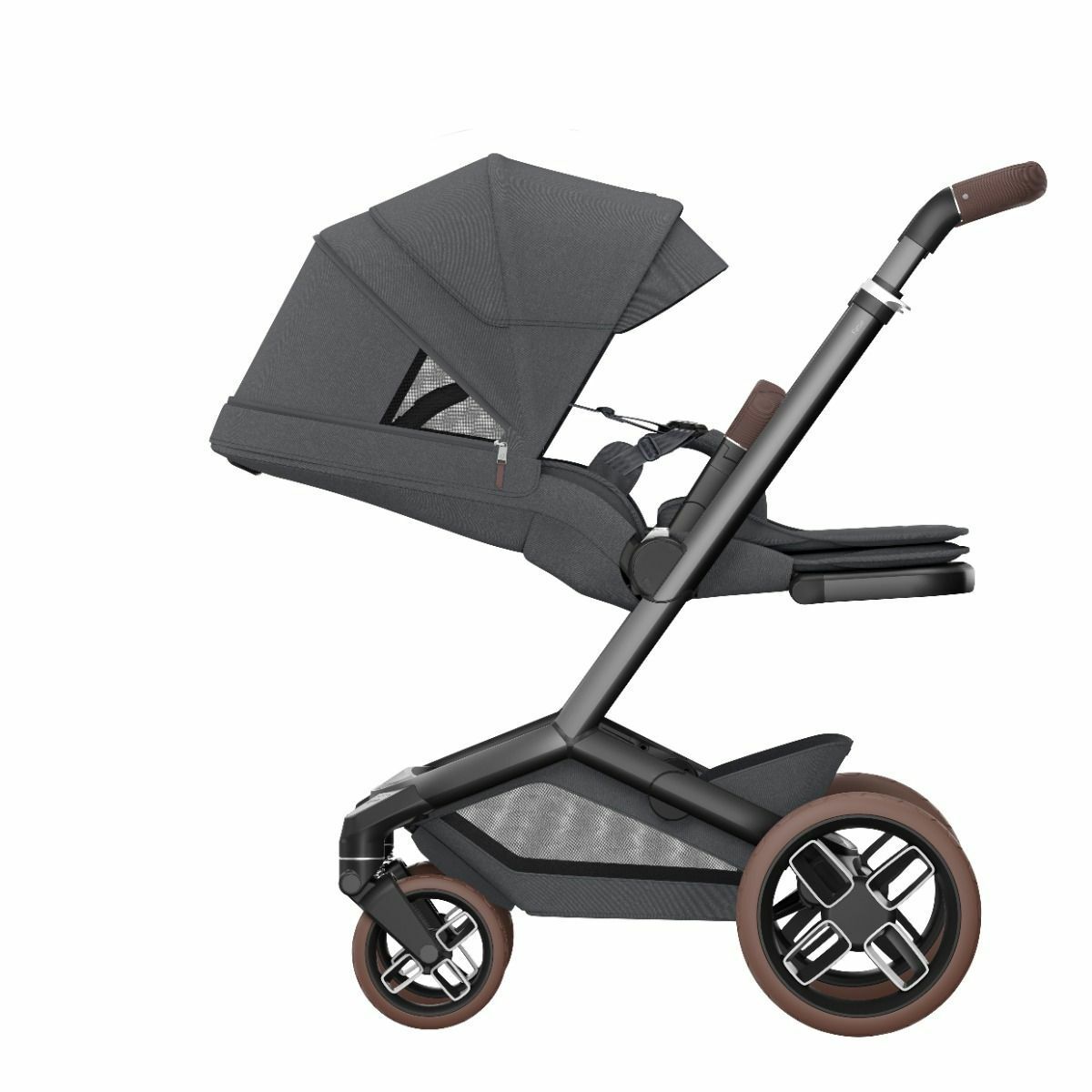 MAXI COSI Fame wandelwagen met draagmand - twillic graphite