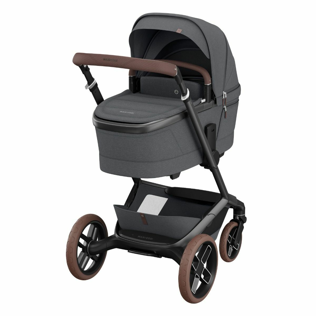 MAXI COSI Fame wandelwagen met draagmand - twillic graphite