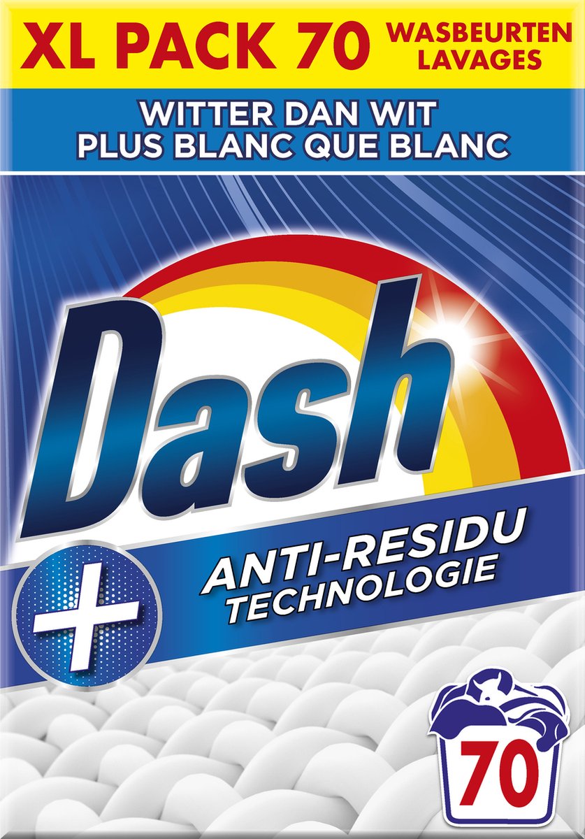 DASH Waspoeder 70sc/4.2kg - witter dan wit