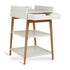 QUAX Hip luiertafel + lade - clay/ walnut