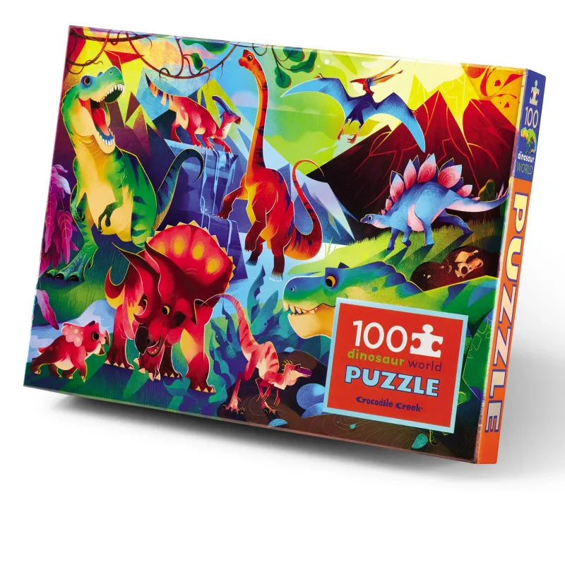 CROCODILE CREEK Holografische puzzel 100st. - dinosaurus wereld