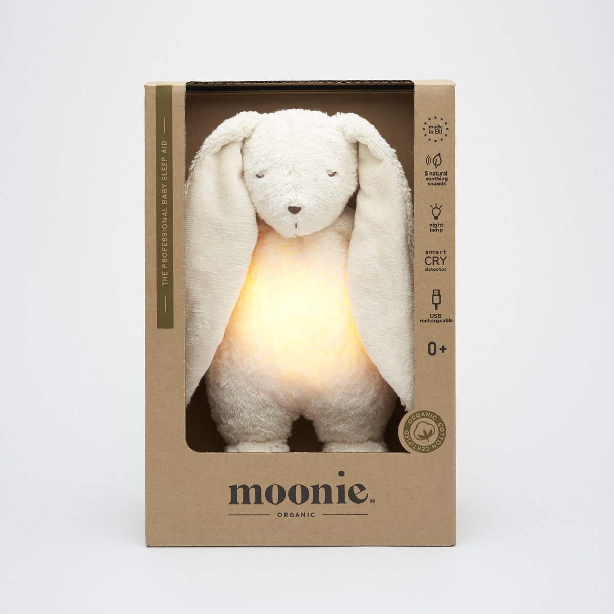 MOONIE neuriend konijn 2.0- polar naturel