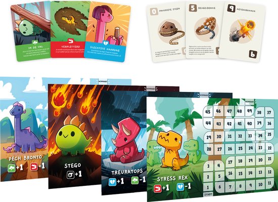 TEETURTLE Kaartspel - Happy little dinosaurs