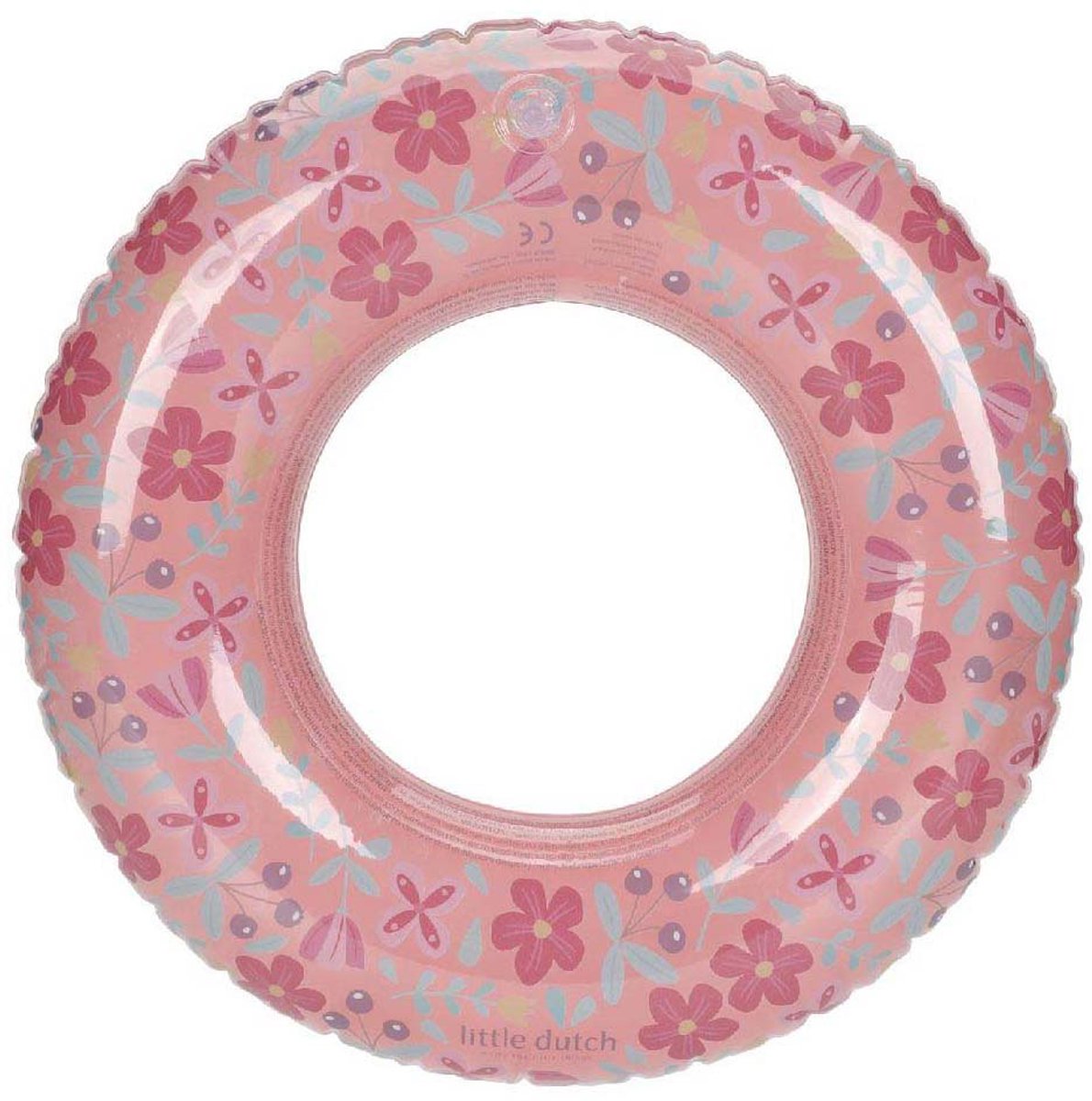 LITTLE DUTCH Pink Flower zwemring - 50cm