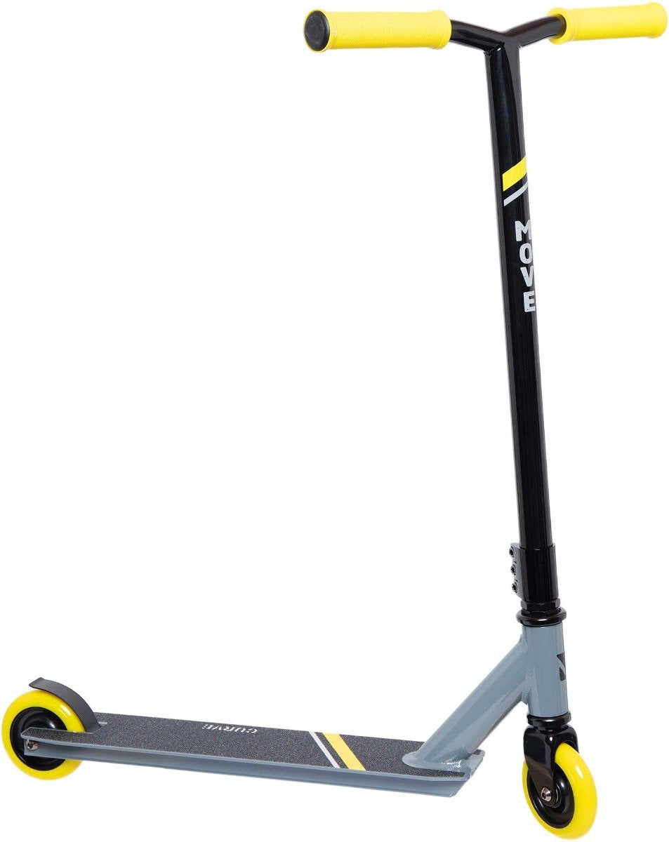 MOVE Curve stuntstep - zwart/ grijs/ geel