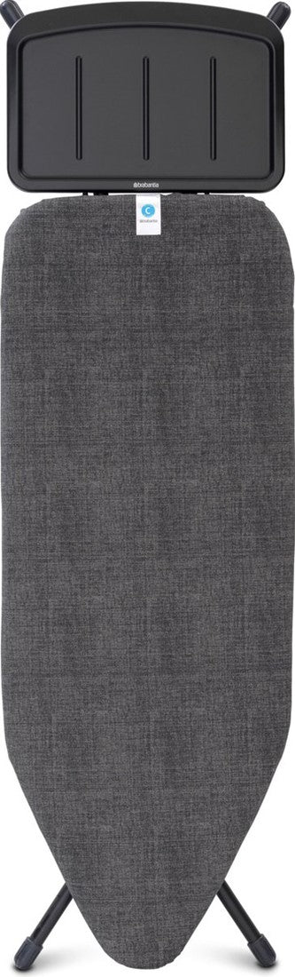 BRABANTIA Strijkplank - C 124x45cm - denim black + mouwplank
