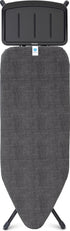 BRABANTIA Strijkplank - C 124x45cm - denim black + mouwplank