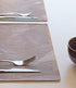 Placemat polyline - 30x43cm - damasco taupe
