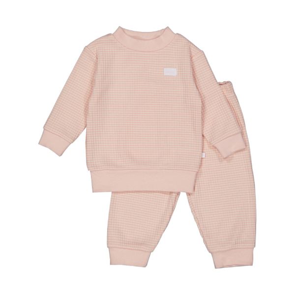 FEETJE Pyjama wafel - oud roze - 122