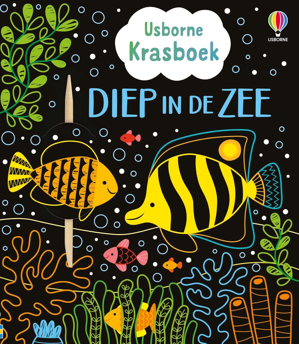 Diep in de zee - Krasboek