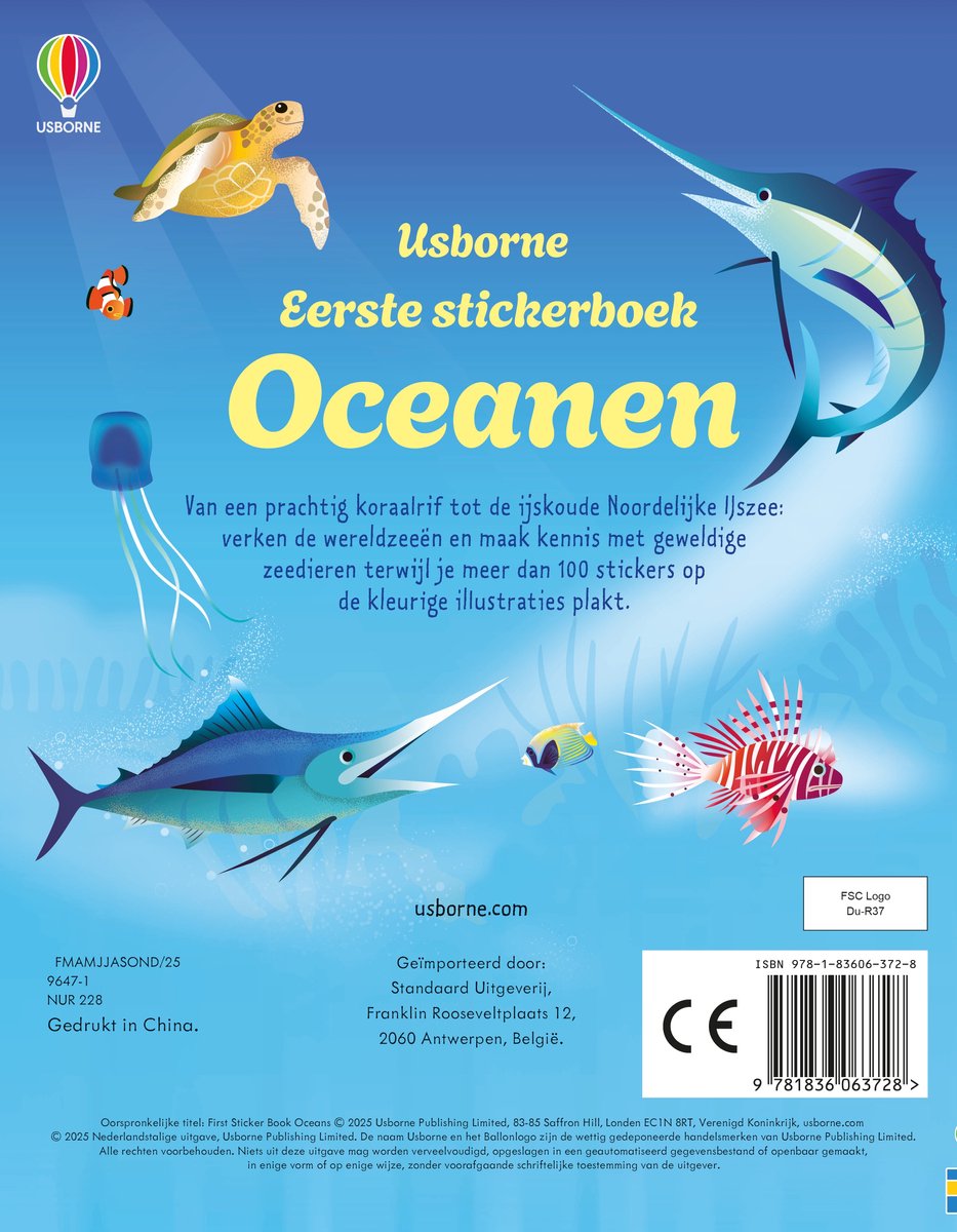 Eerste stickerboek - Oceanen