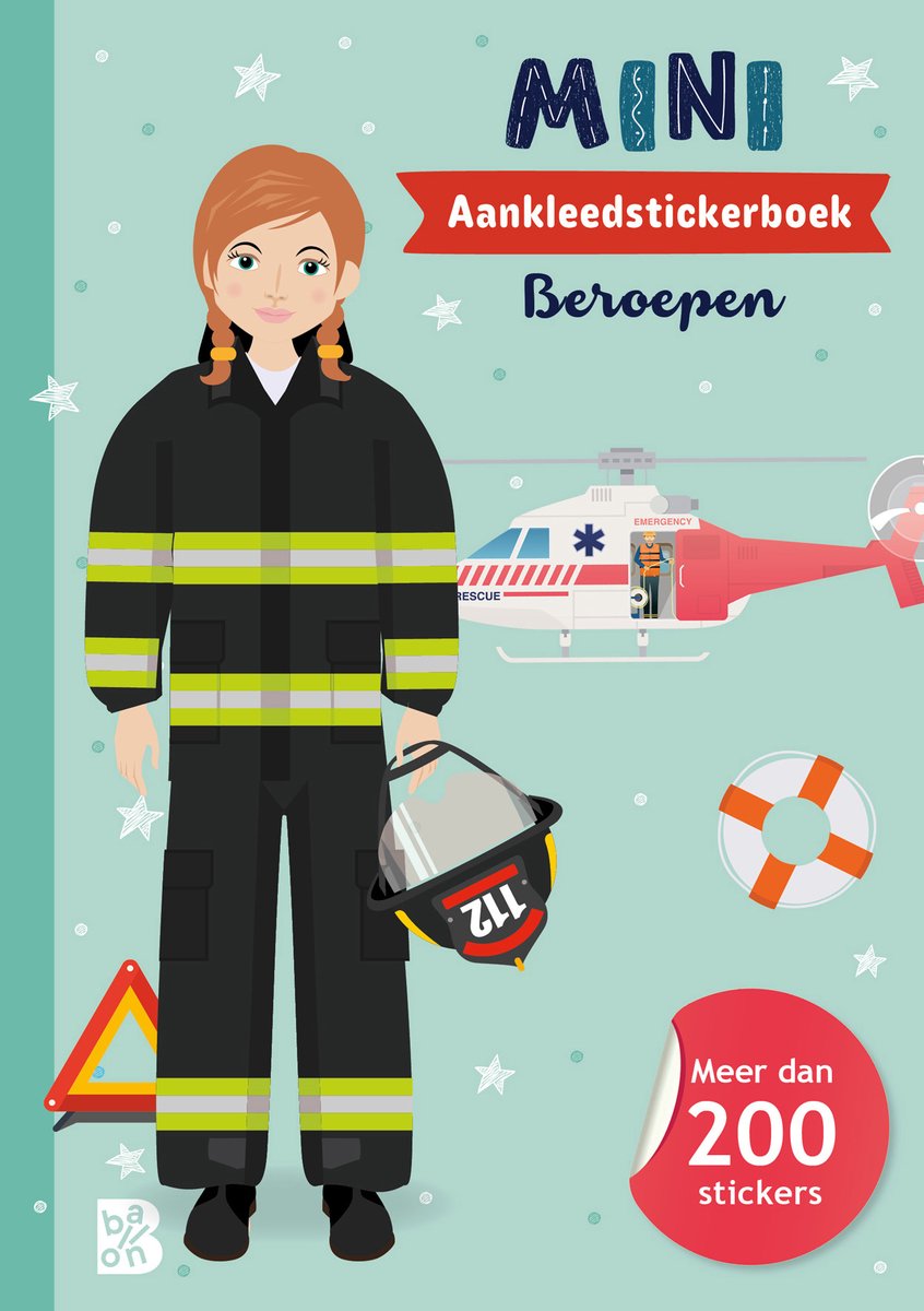 Mijn aankleed stickerboek - Mini fashionistas: Beroepen