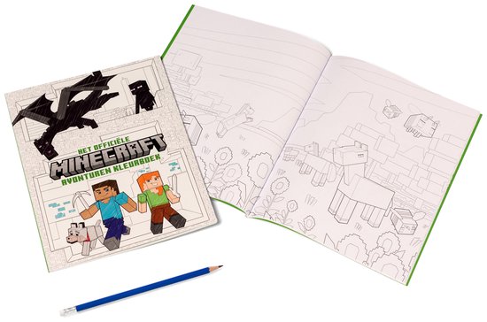 Het officiele Minecraft avonturen kleurboek
