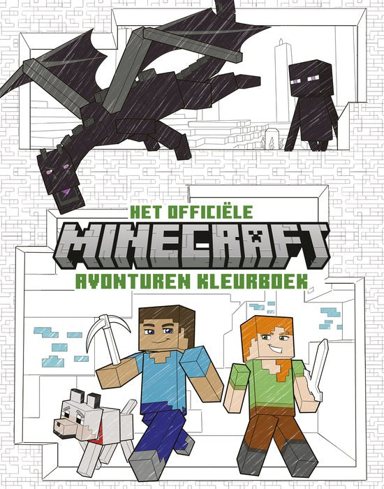 Het officiele Minecraft avonturen kleurboek