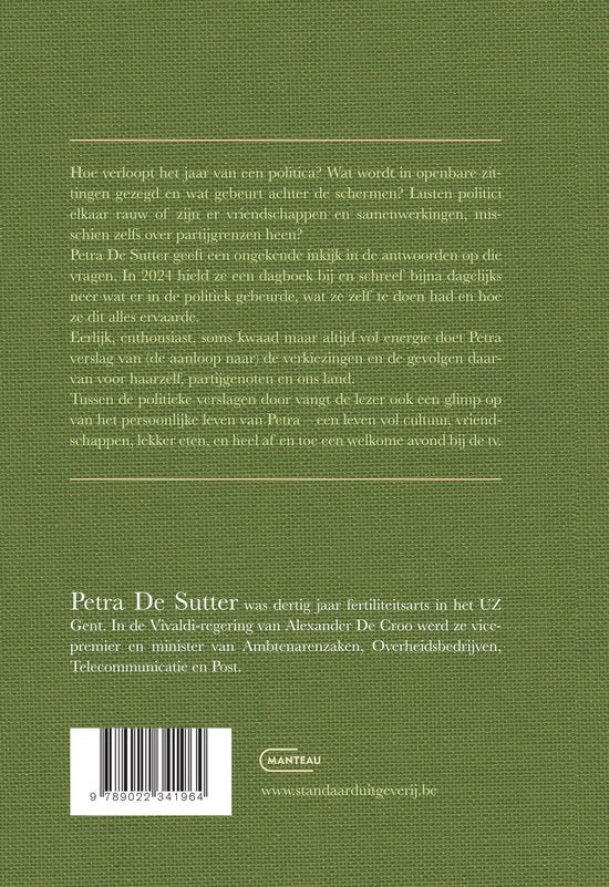Dagboek van een politica - Petra de Sutter