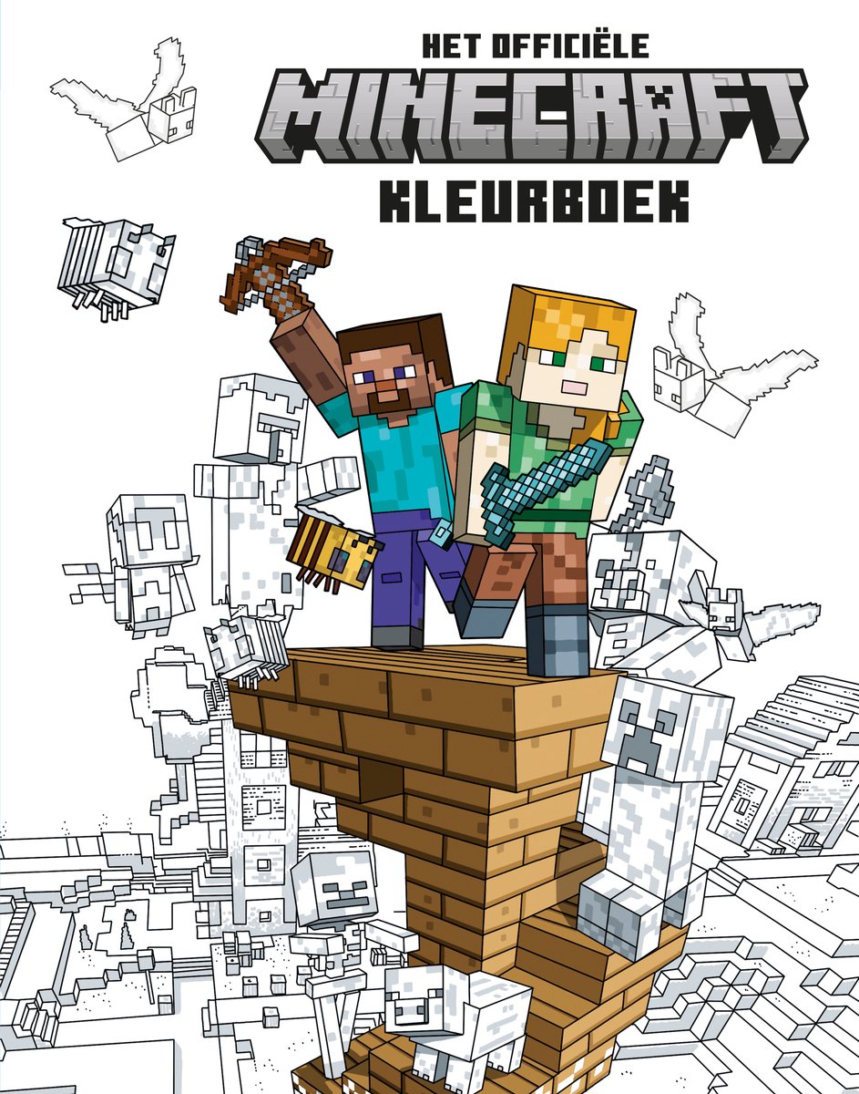 Het officiele Minecraft kleurboek