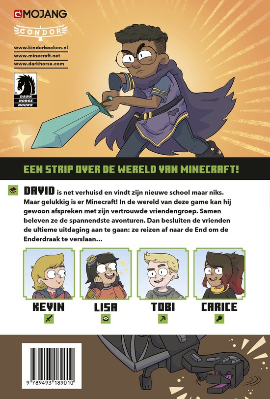 Minecraft 1.- De strip - Sfé R. Monster