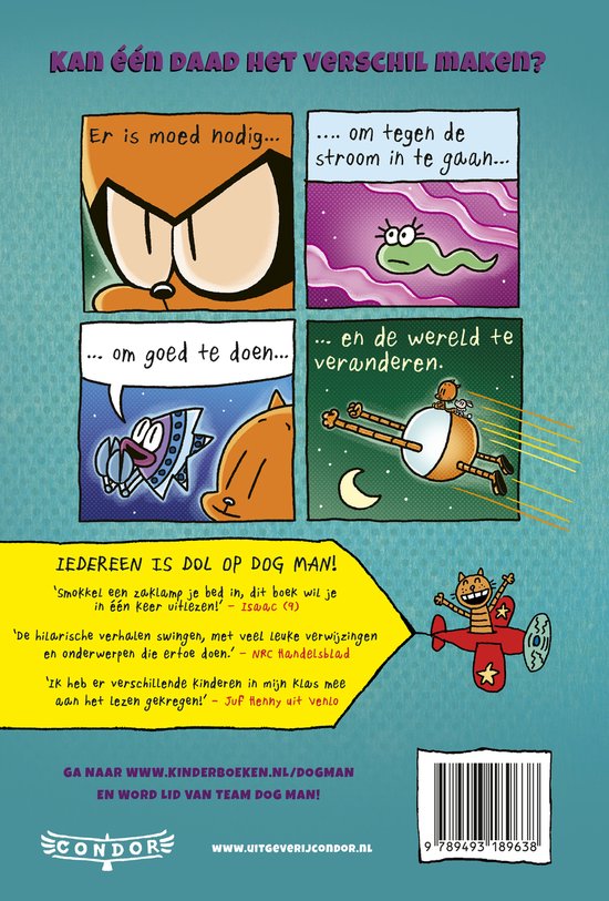 Dog Man - Dog Man ziet ze zwemmen - Dav Pilkey