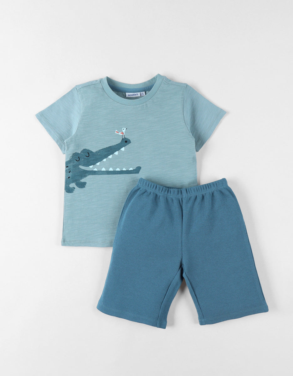 NOUKIES Shortama - little croco - 3j.