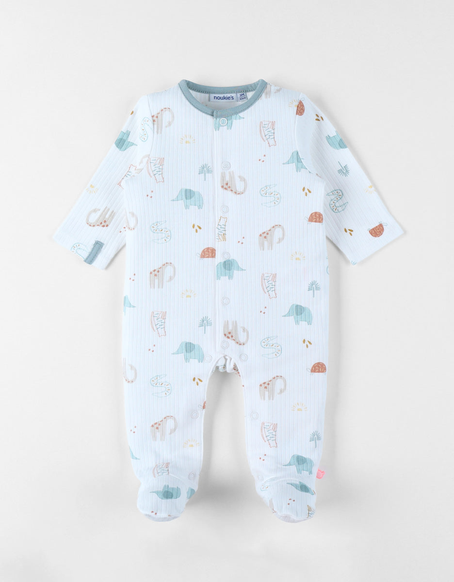 NOUKIES Baby pyjama - crazy safari - 0m