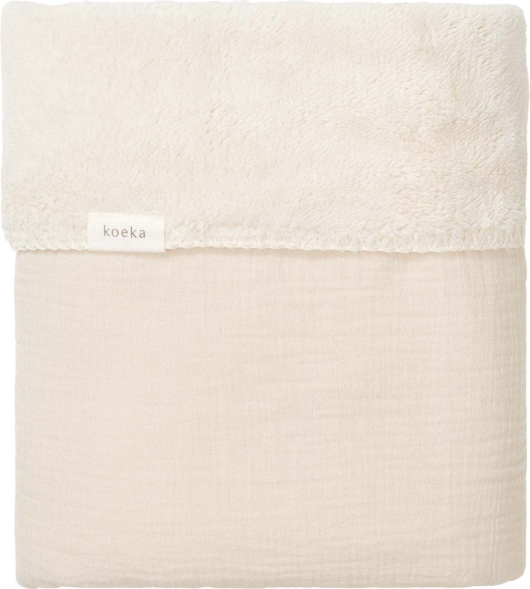 KOEKA Faro wiegdeken - 75x100cm - warm white