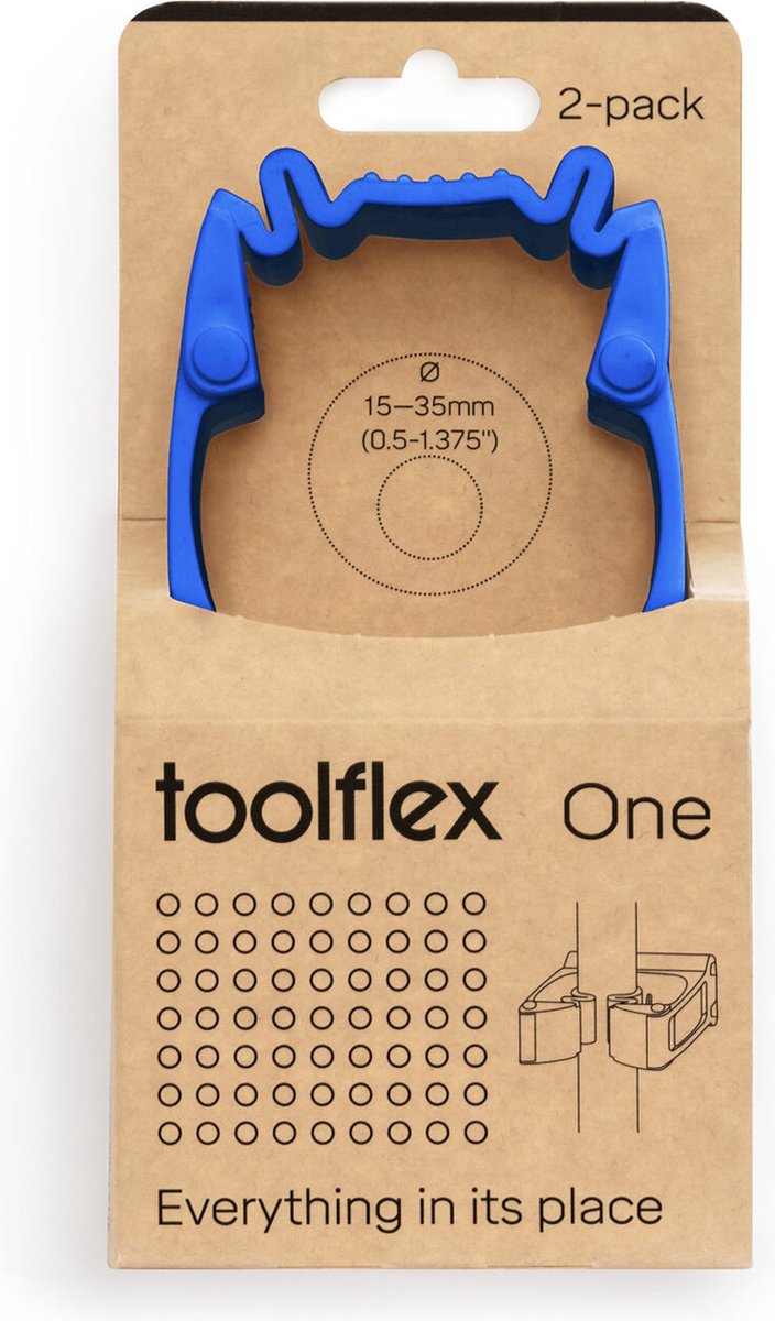 TOOLFLEX ONE - Houders 2 st - Blauw