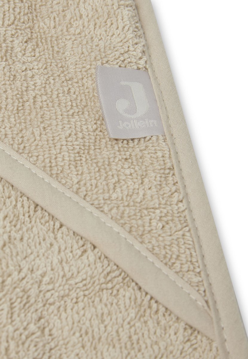 JOLLEIN Badcape badstof - 75x75cm - Nougat