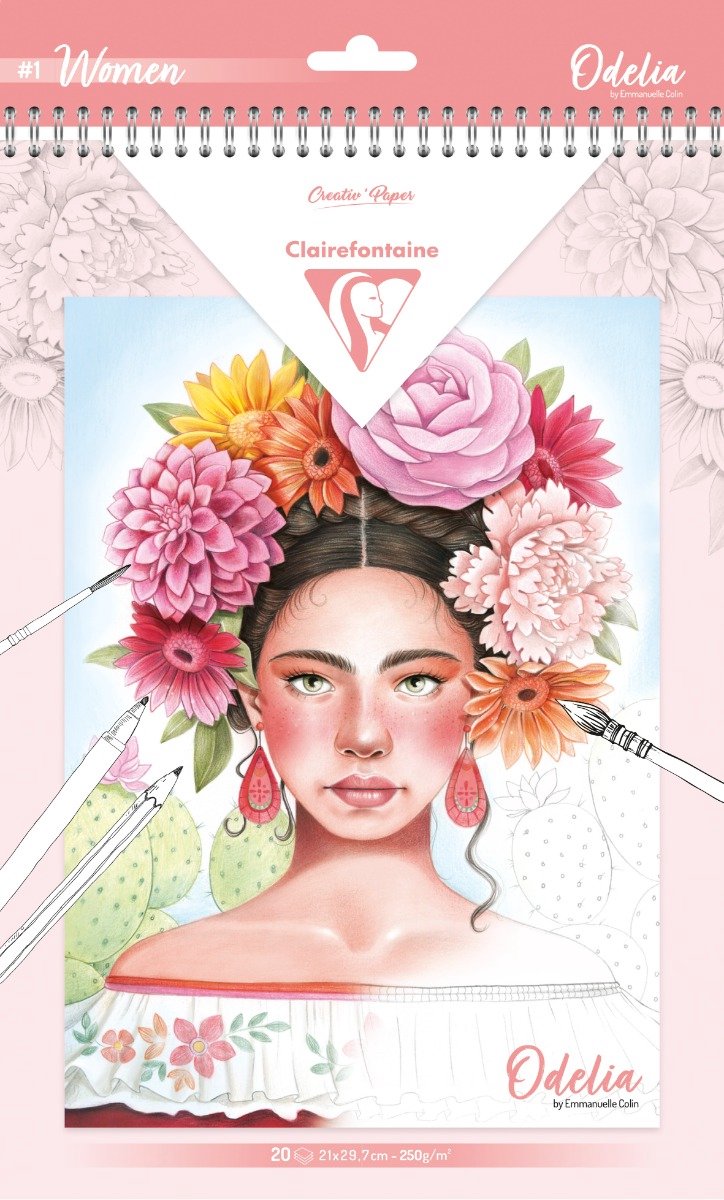 ODELIA kleurboek vrouwen - A4