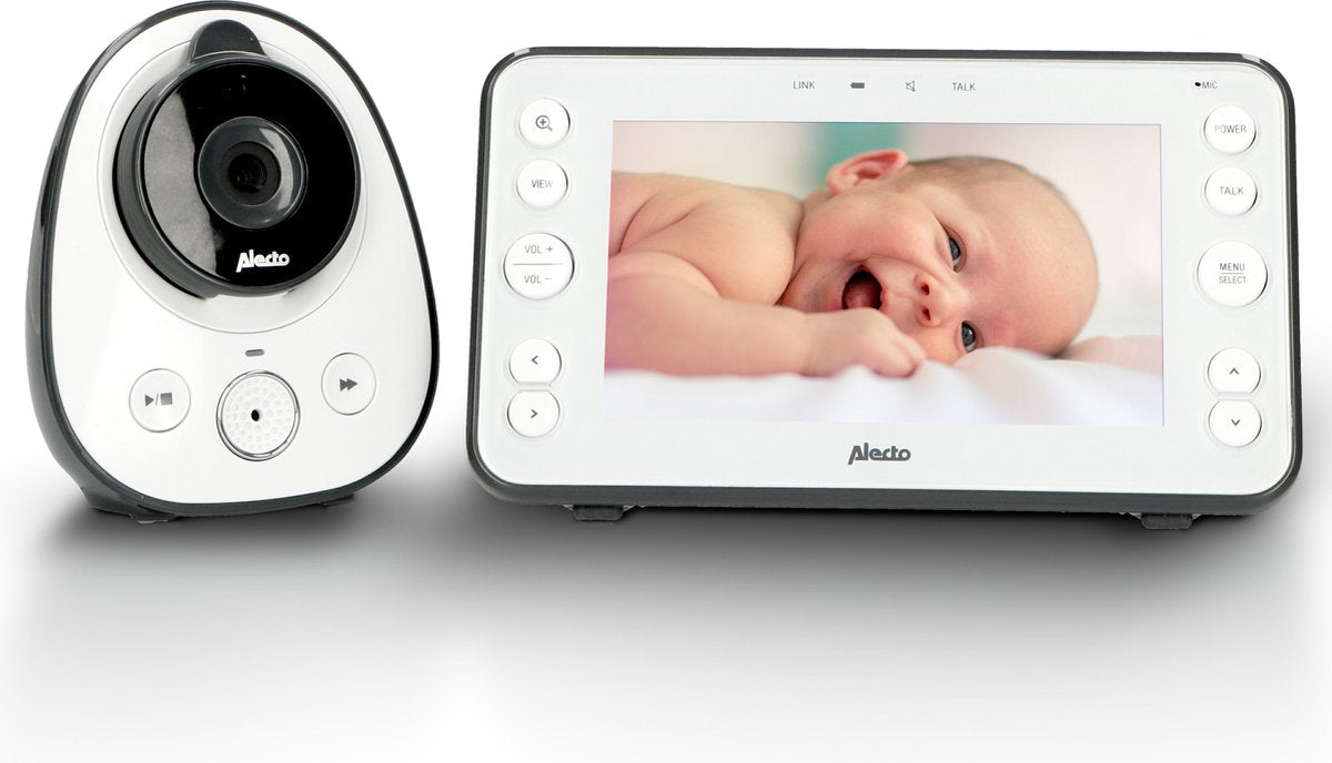 ALECTO DVM-150C extra camera voor babyfoon - wit/ antraciet