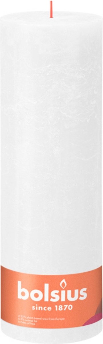 BOLSIUS Stompkaars - 30x10cm - cloudy white
