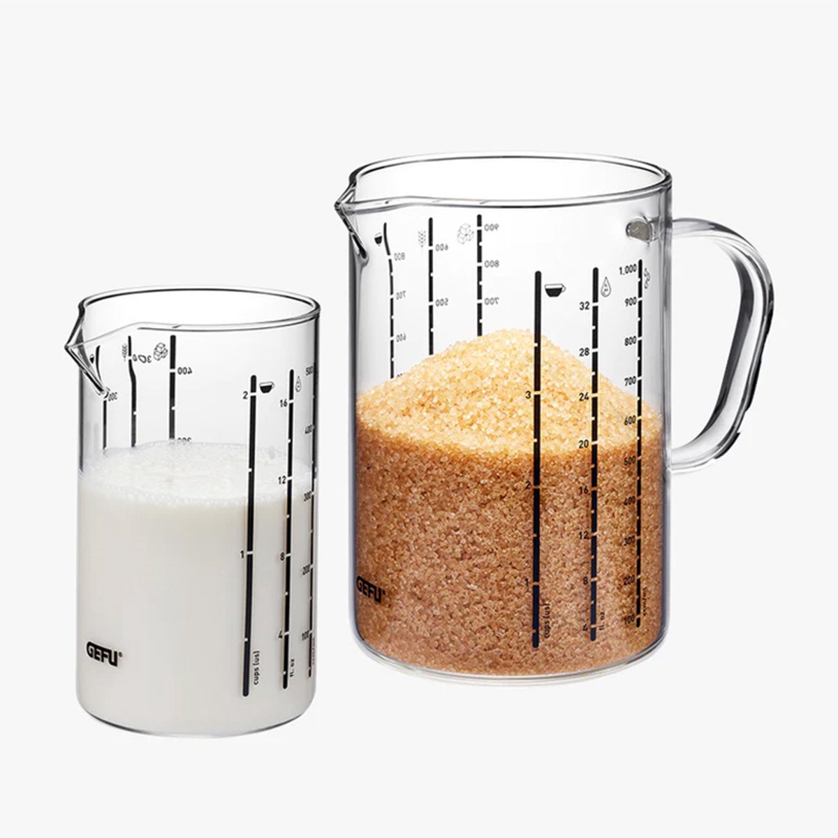 GEFU Meti - Maatbeker-set 500 + 1000ml