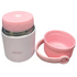 NERTHUS Voedseldrager geïsoleerd 650ml - roze
