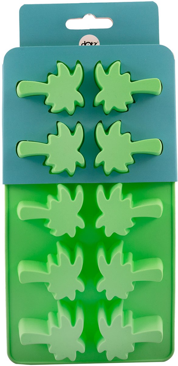 DOTZ Ijsblokjesvorm - 21x11x2cm - palmbomen