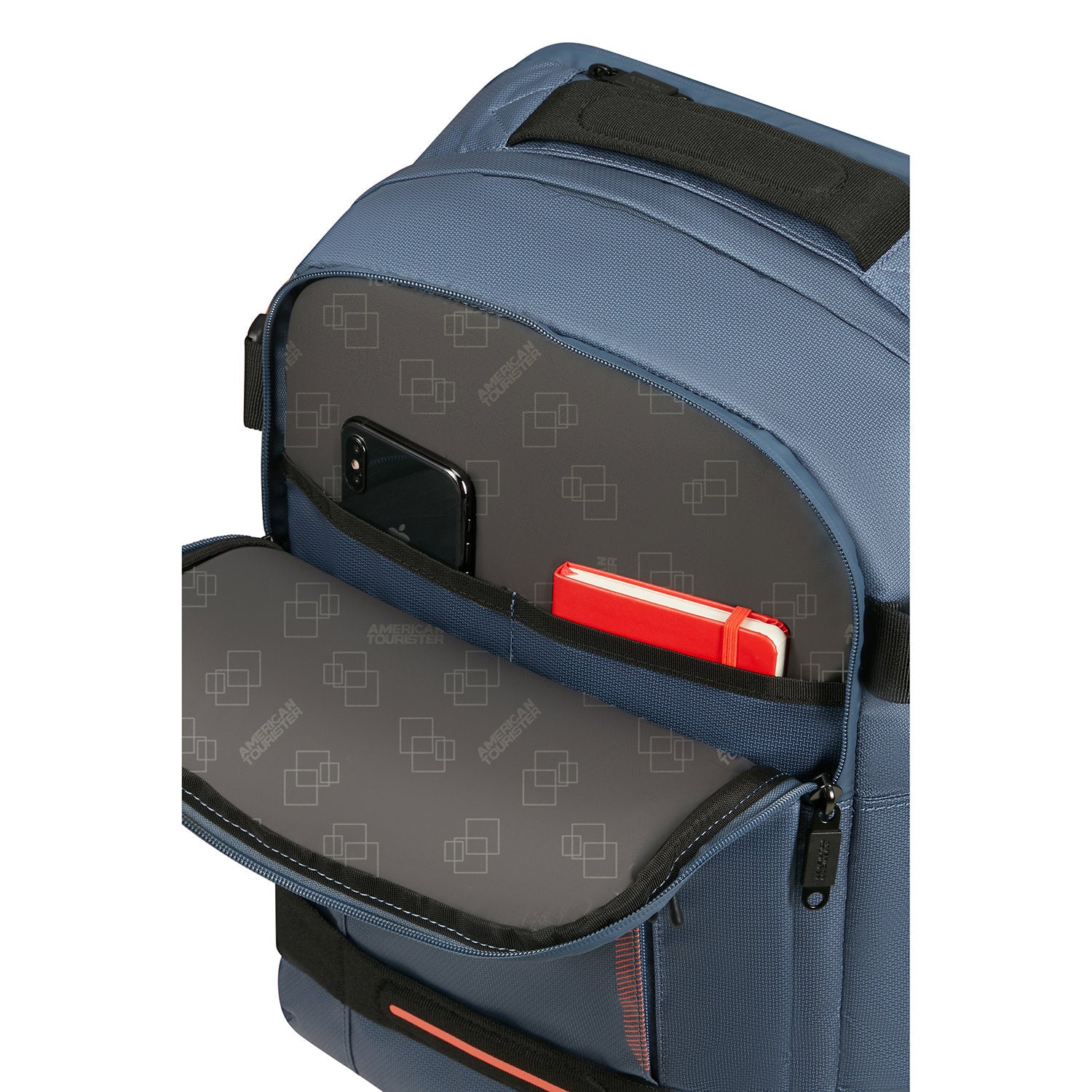 American Tourister URBAN TRACK laptop bp 15.6" coated navy/orange
