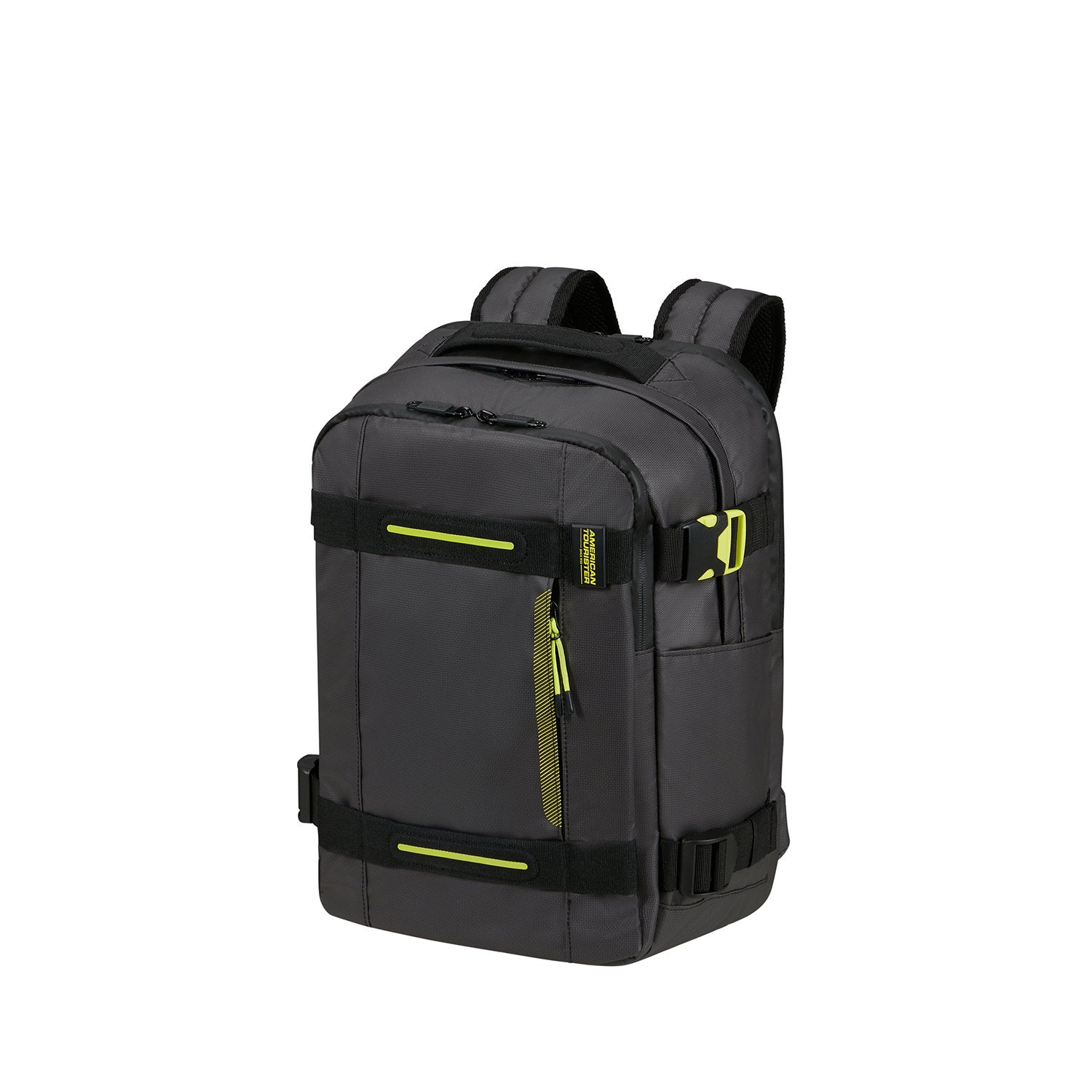 American Tourister URBAN TRACK laptop bp 15.6" coated black/lime