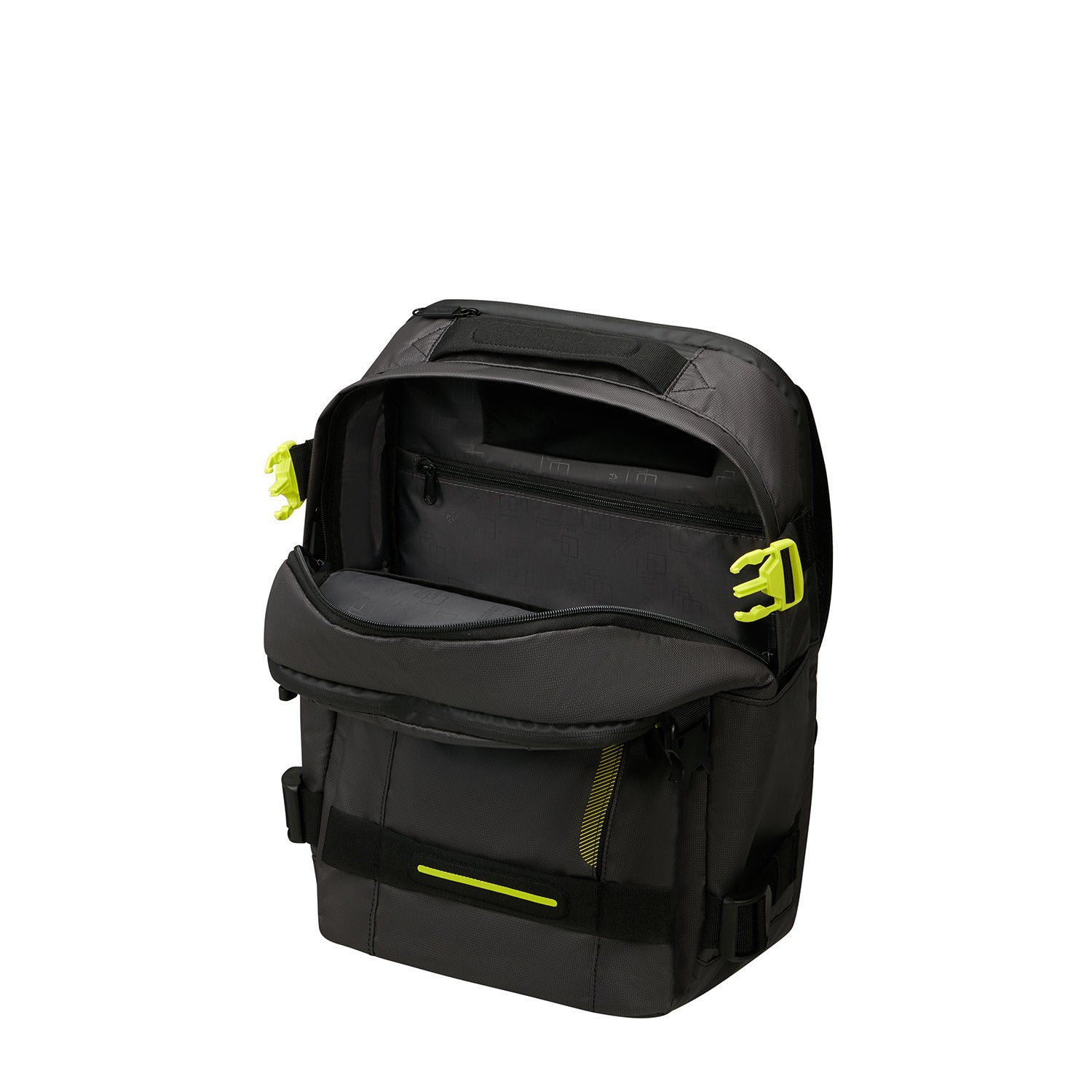 American Tourister URBAN TRACK laptop bp 15.6" coated black/lime