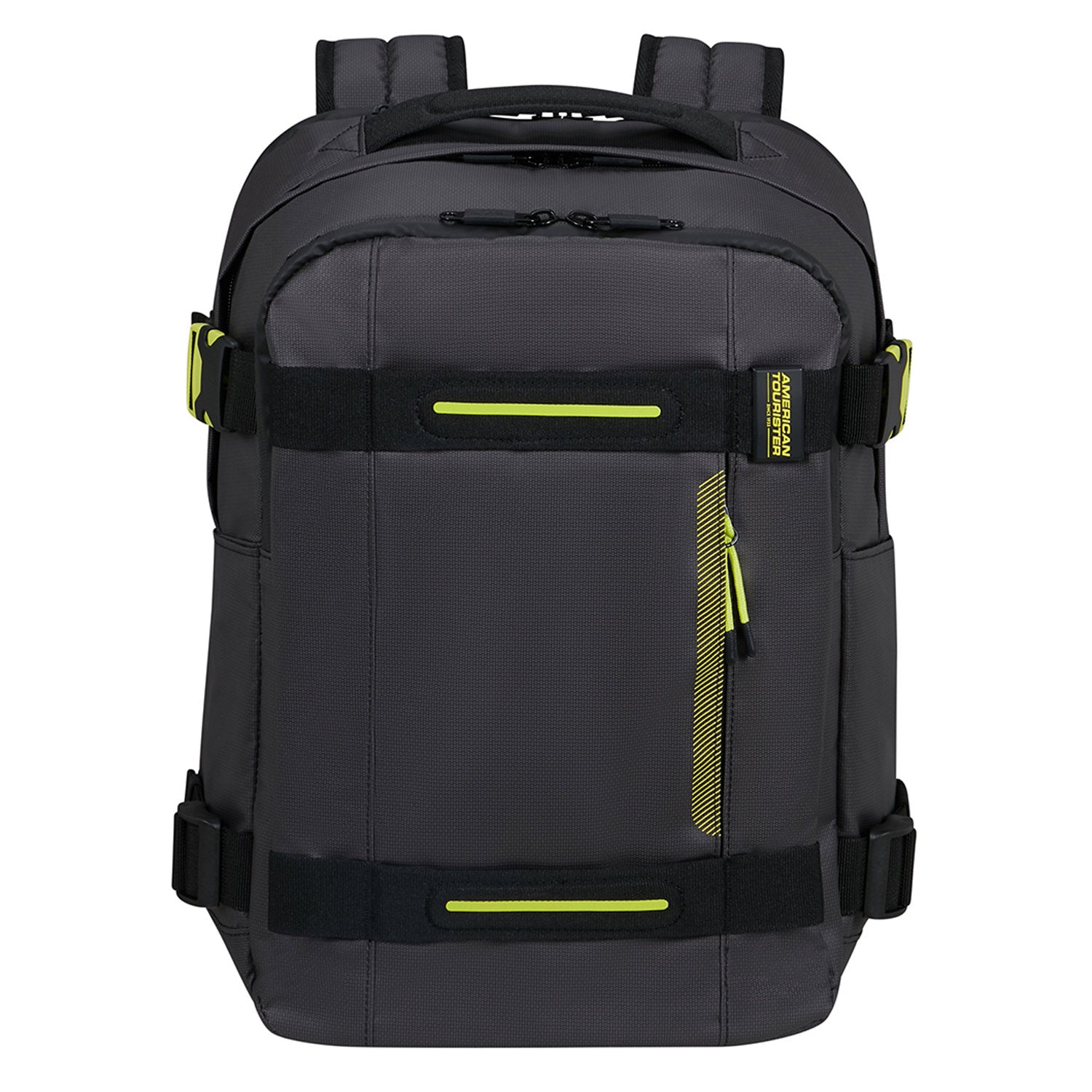 American Tourister URBAN TRACK laptop bp 15.6" coated black/lime