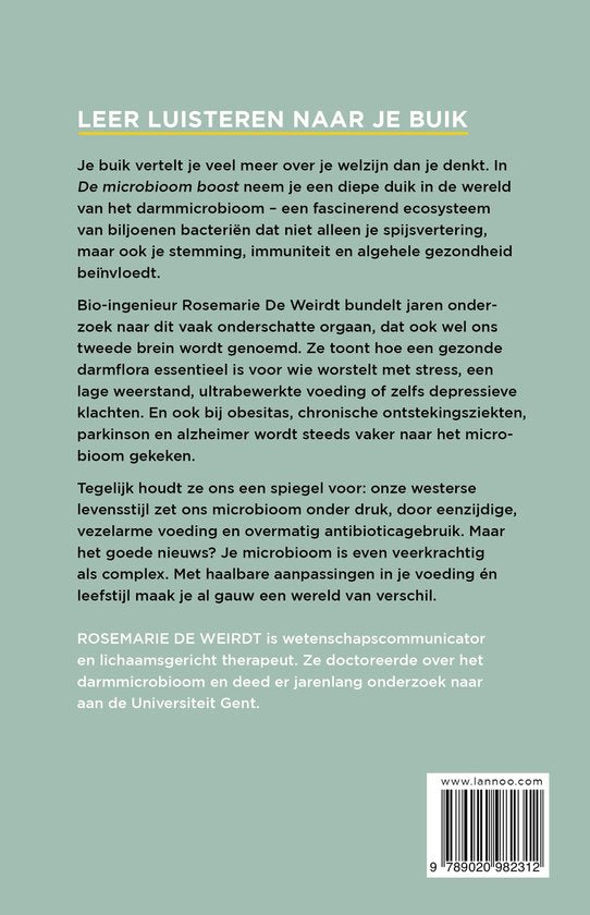 De microbioom boost - Rosemarie de Weirdt