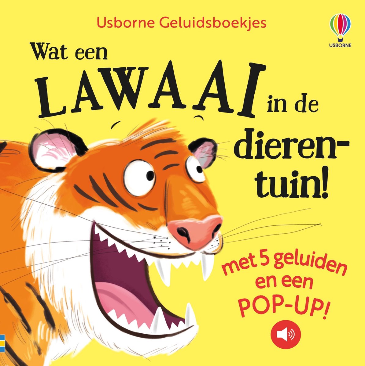 Wat een lawaai in de dierentuin -  Geluidenboekje