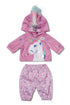 ZAPF BABY born - Outfit Unicorn 43cm