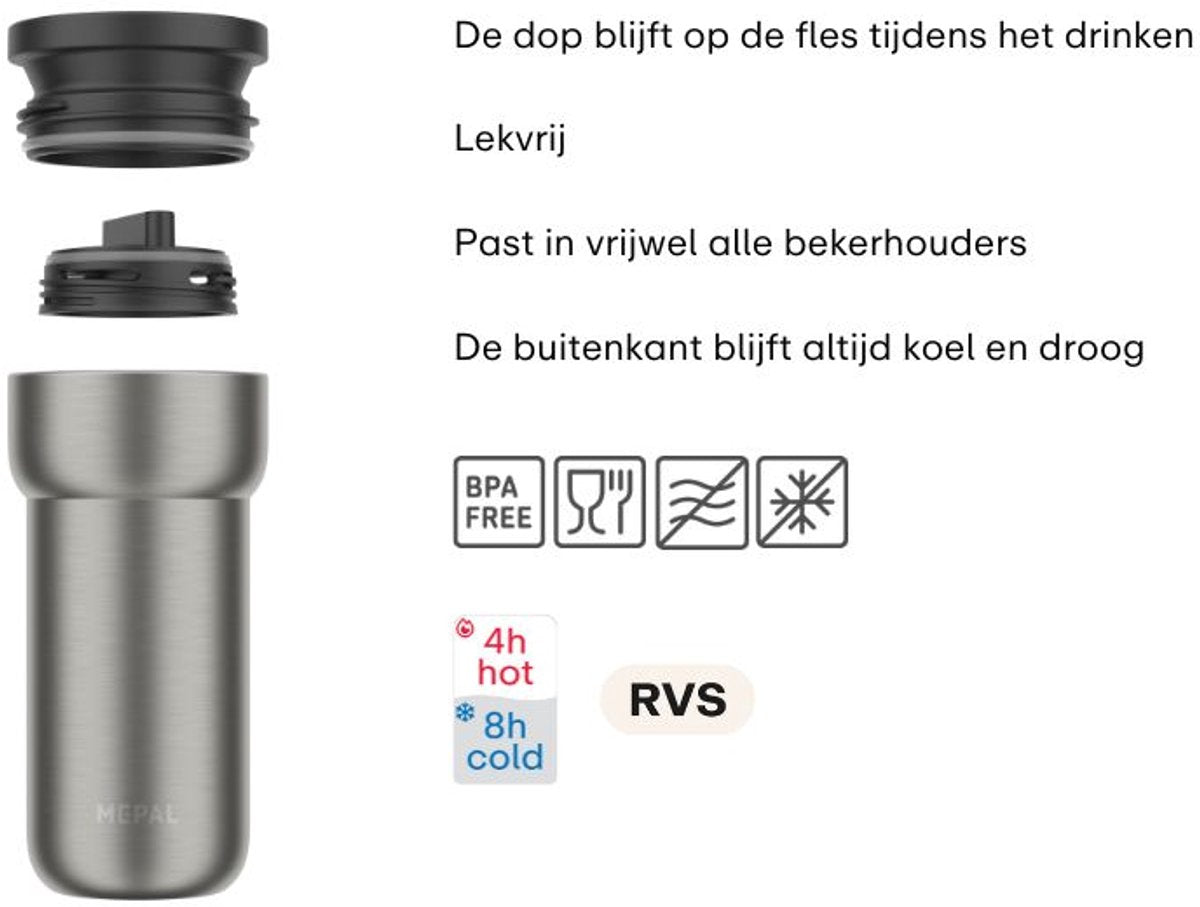 MEPAL isoleerbeker ellipse 375 ml - vivid blue