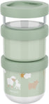 MEPAL snackbox stack mio 3-delig - little farm