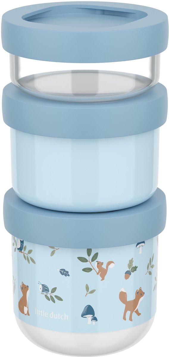 MEPAL snackbox stack mio 3-delig - forest friends