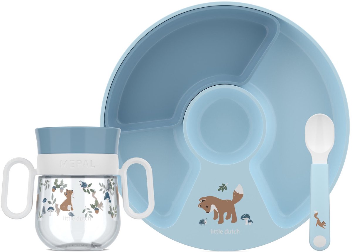 MEPAL set babyservies mio 3-delig - forest friends
