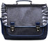 CARAMEL&CIE Schooltas medium - Flounces Glitter navy