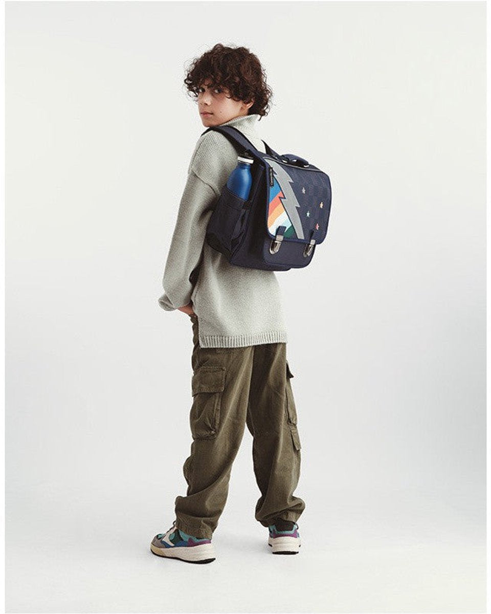 CARAMEL&CIE Schooltas medium - Chromatic Lightning