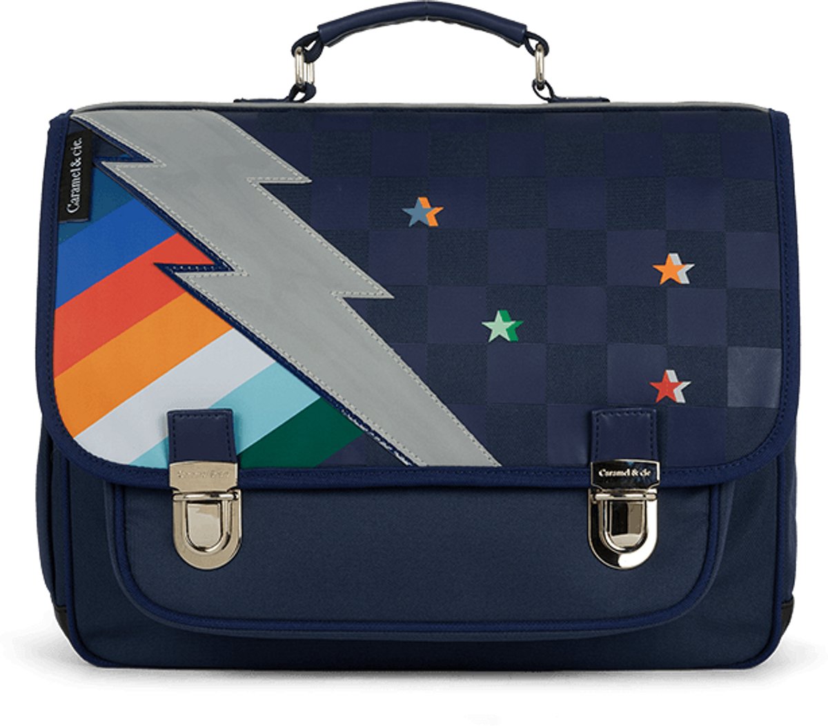 CARAMEL&CIE Schooltas medium - Chromatic Lightning