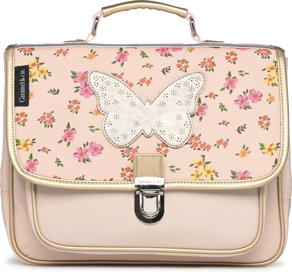 CARAMEL&CIE Schooltas small - Liberty Butterfly pink