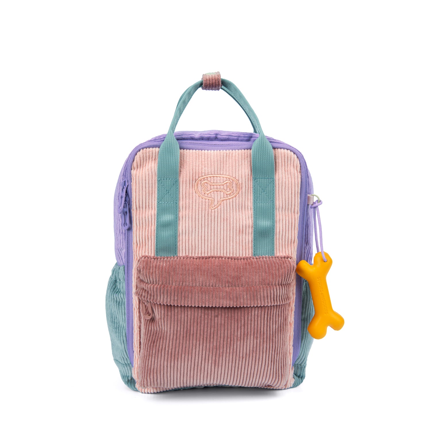 STONES & BONES Ivy rugzak corduroy - lavendel